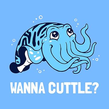 Wanna Cuttle? Kids T-Shirt for Sale by Yipptee Shirts