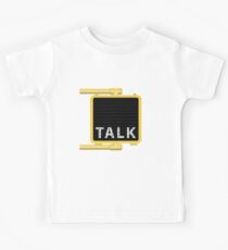 New York Crosswalk Sign Talk Kids Tee