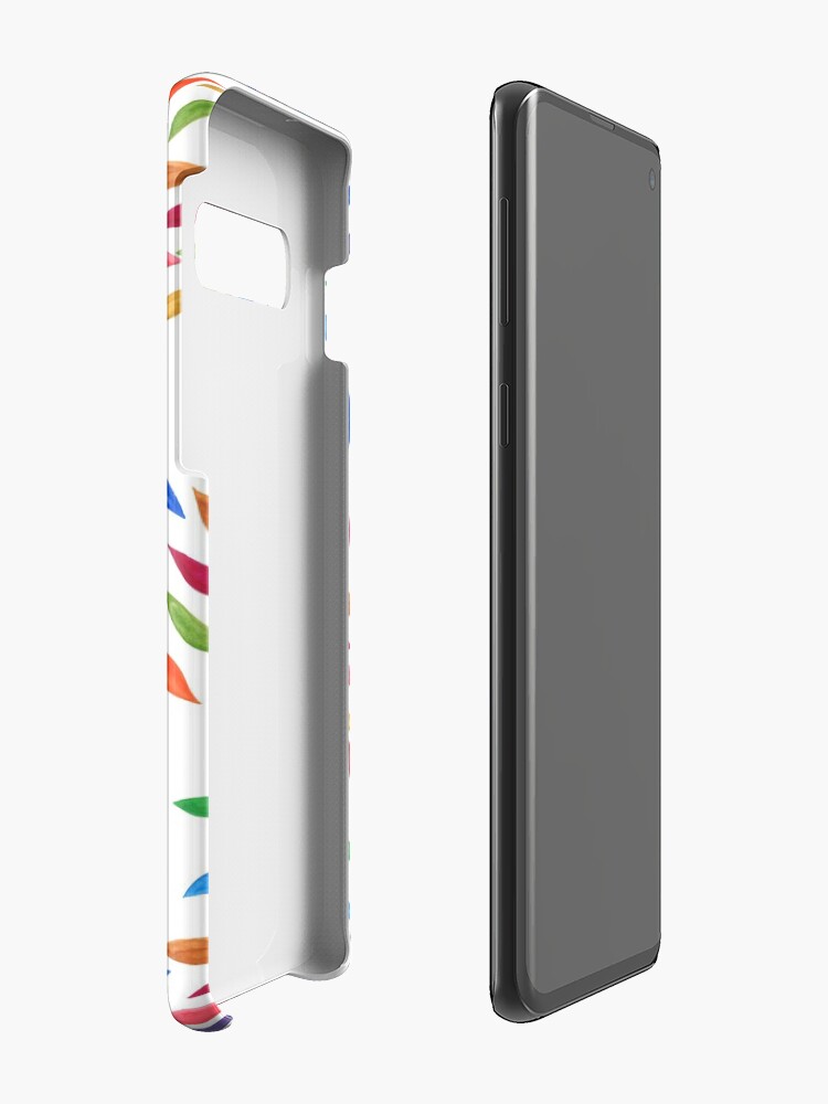 Alternate view of Magic colorful leaves Case & Skin for Samsung Galaxy