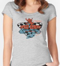 usa Rhode Island tshirt by rogers bros co Women's Fitted Scoop T-Shirt