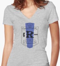 uk cotswolds by rogers bros Women's Fitted V-Neck T-Shirt