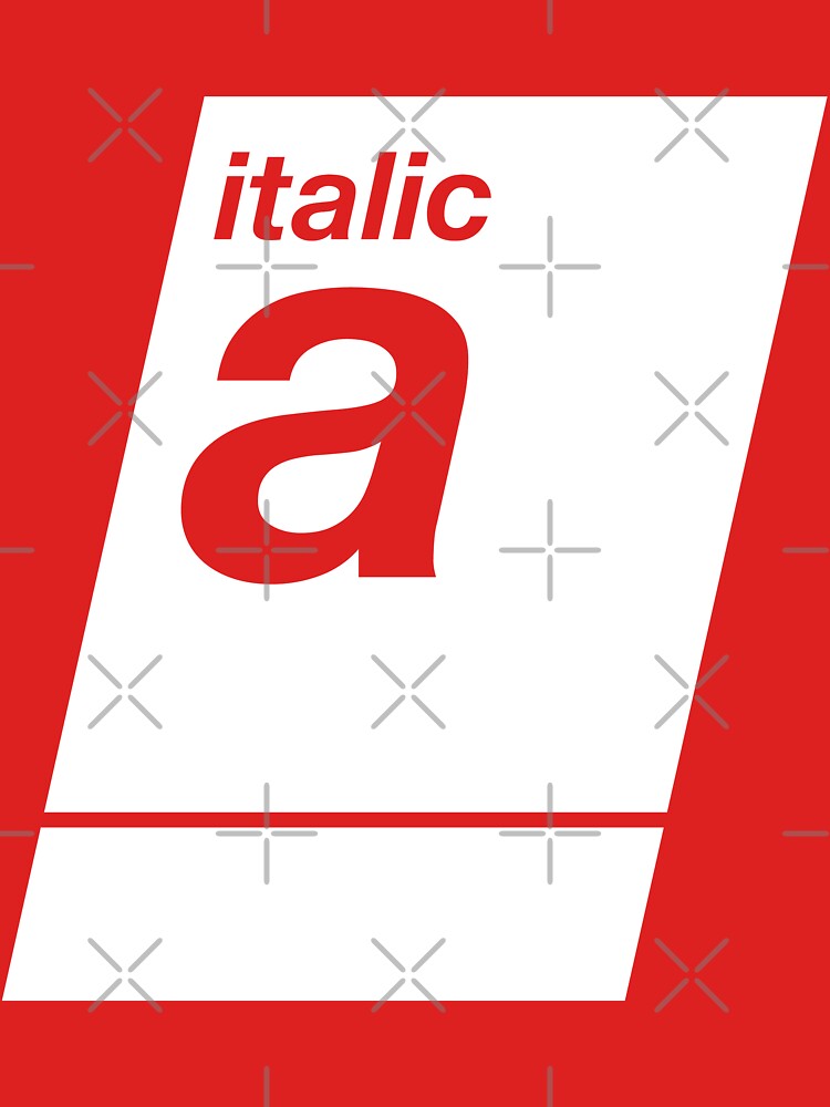 italic white by sub88