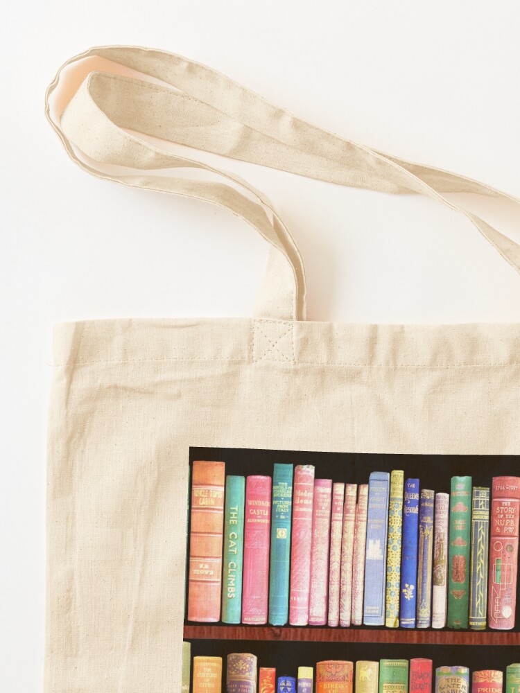 Alternate view of Bookworm Antique books Tote Bag