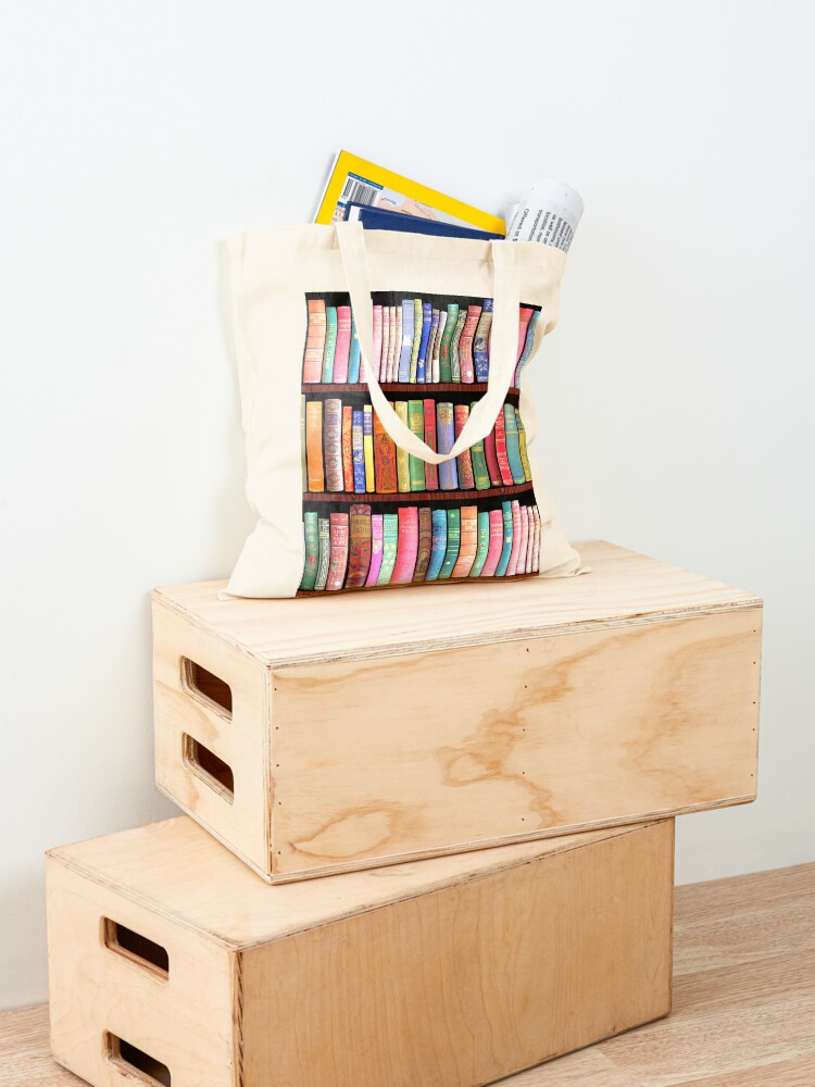 Alternate view of Bookworm Antique books Tote Bag