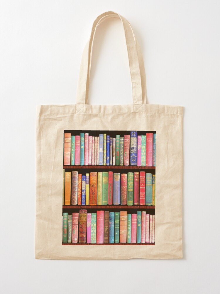 Alternate view of Bookworm Antique books Tote Bag