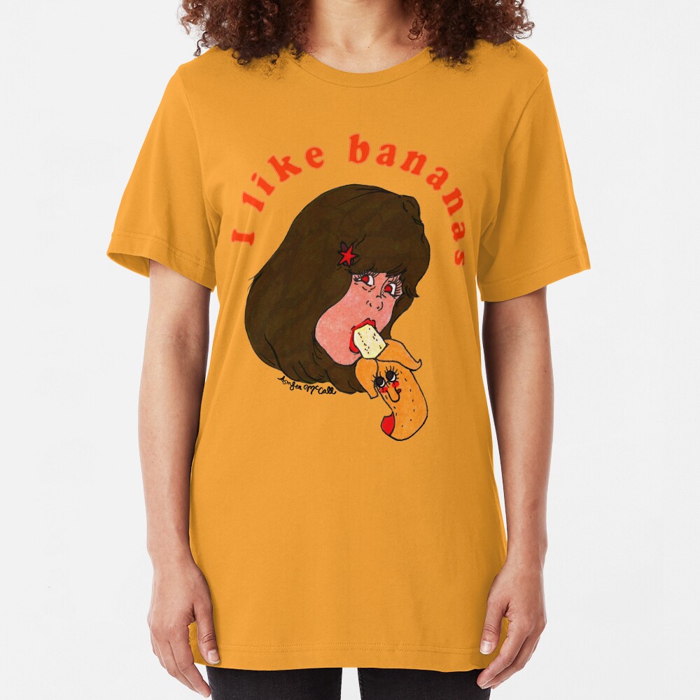 I like bananas Slim Fit T-Shirt