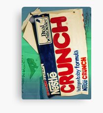 Crunch bar wrapper Canvas Print