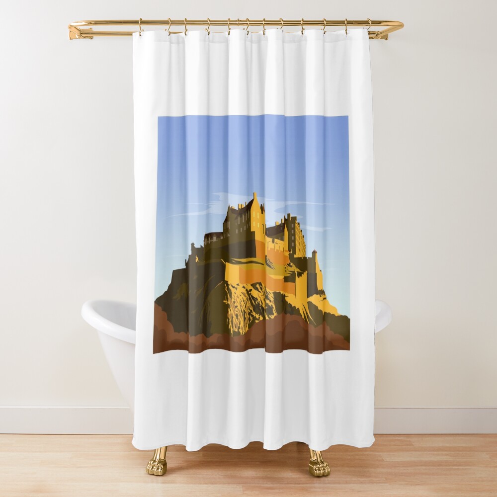 Edinburgh Castle Shower Curtain