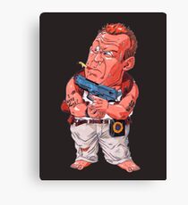 John McClane (Bruce Willis) - Akira Toriyama style Canvas Print