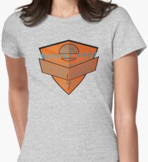 usa new york tshirt by rogers bros co Women's Fitted T-Shirt