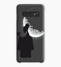 looking at the moon Case/Skin for Samsung Galaxy