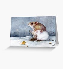 First Snow Greeting Card