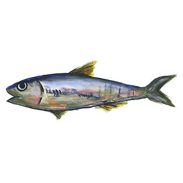 sardine Sticker for Sale by xannyg