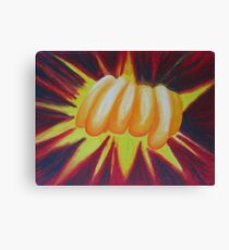 yellow explosion Canvas Print