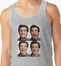 Jim Carrey faces in color Tank Top