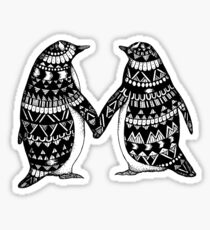 Penguin Couple Sticker