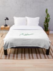 Peace in arabic سلام Throw Blanket
