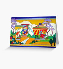 A Clarice Cliff Tea-Party Greeting Card
