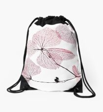 Leafs Scan Drawstring Bag