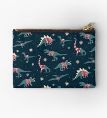 Dinos In Sweaters Zipper Pouch