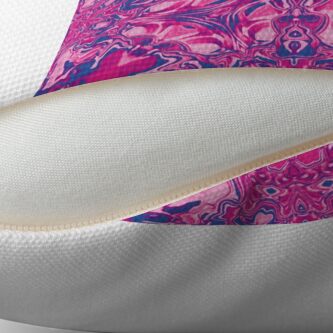 Alternate view of Liquefied Flow I - Candy Pink Throw Pillow