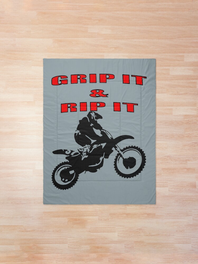 Alternate view of Grip It and Rip It Dirt Bike Racer Comforter