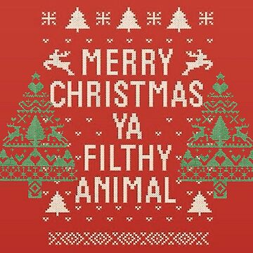 Merry Christmas Ya Filthy Animal Coffee Mugs - Red or Green – Gia Roma