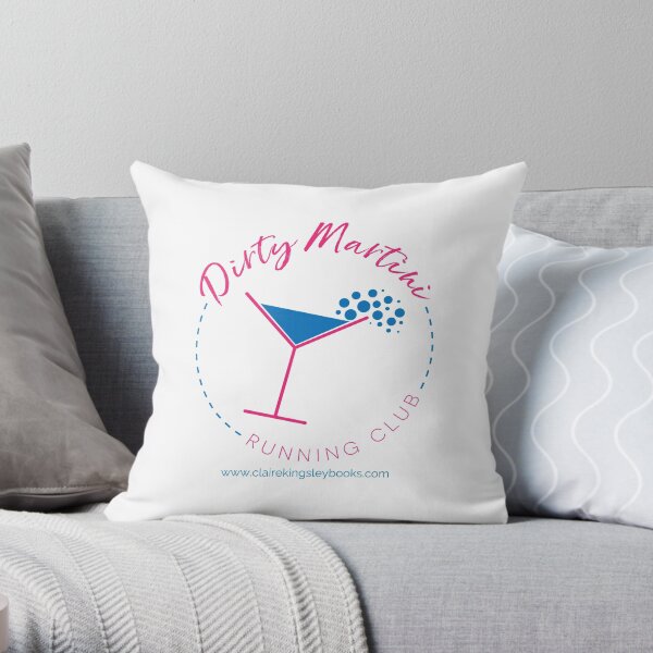 Dirty Martini Running Club Throw Pillow