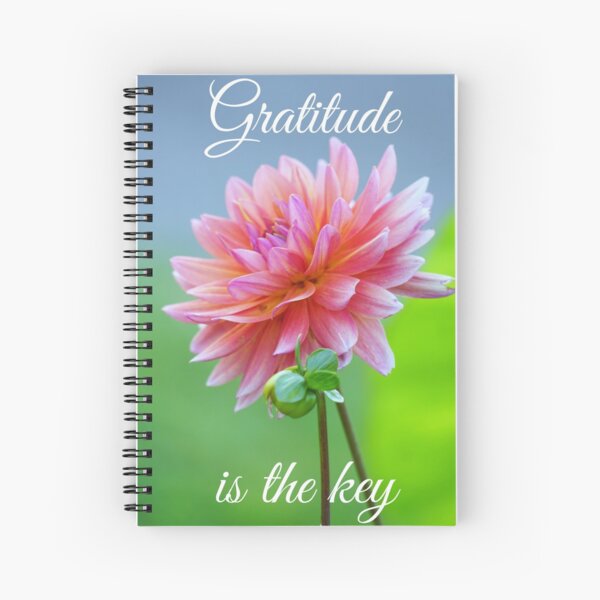 Gratitude is the key Spiral Notebook