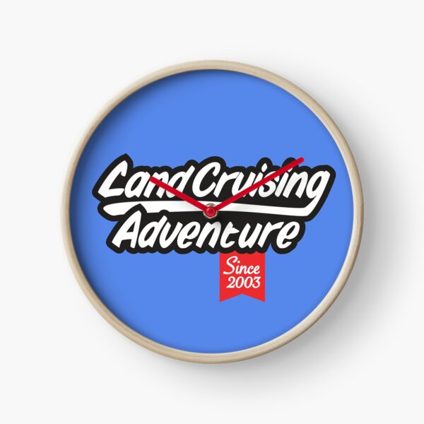 Landcruising Adventure since 2003 Clock