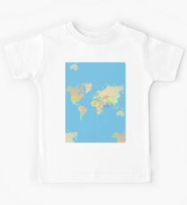 world map Kids Tee