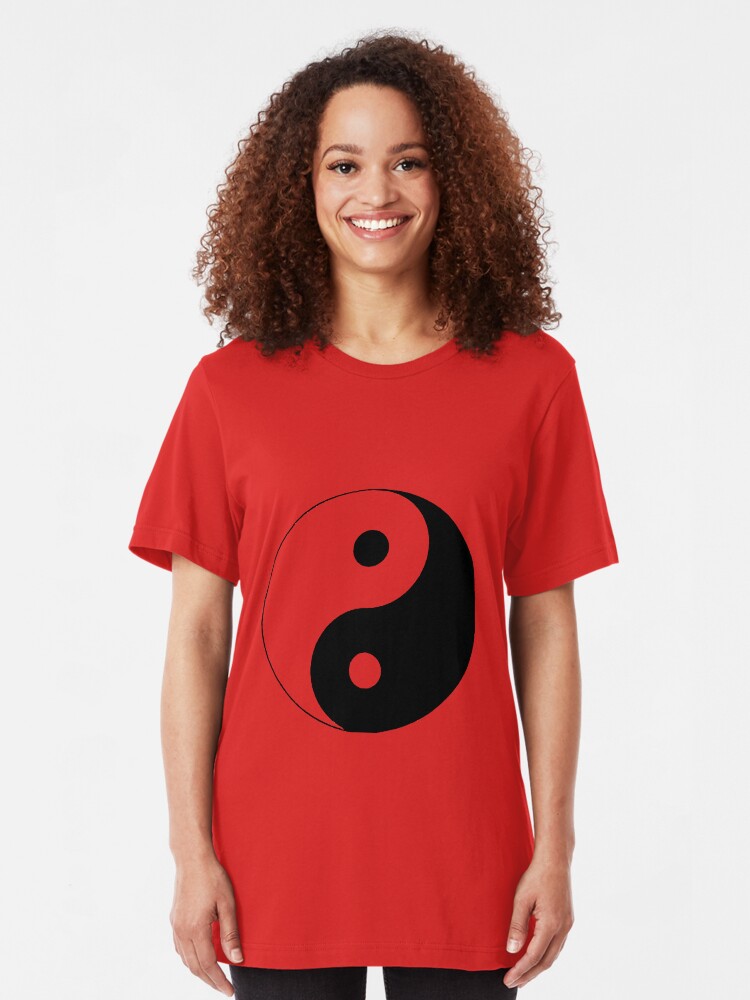 Alternate view of "Yin Yang" Clothing Slim Fit T-Shirt