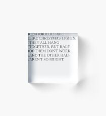 coworkersblack Acrylic Block