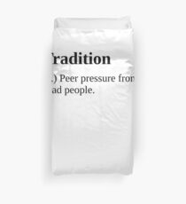 tradition black Duvet Cover
