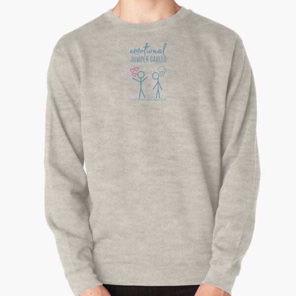 Emotional Jumper Cables Pullover Sweatshirt