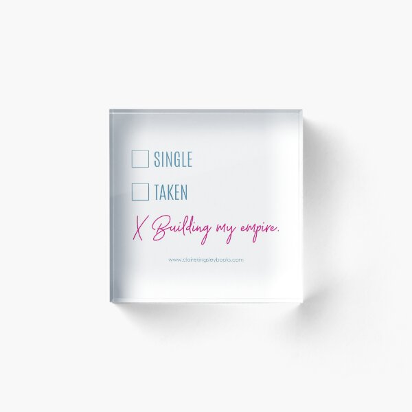 Building My Empire Acrylic Block