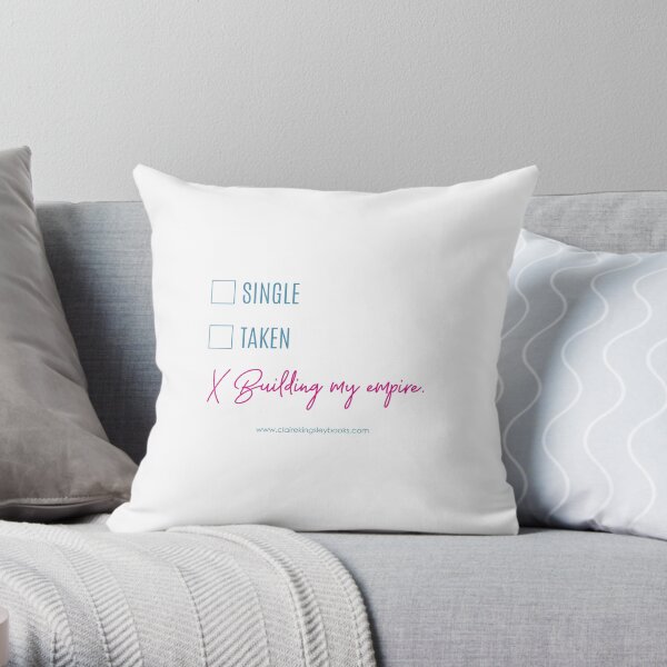 Building My Empire Throw Pillow