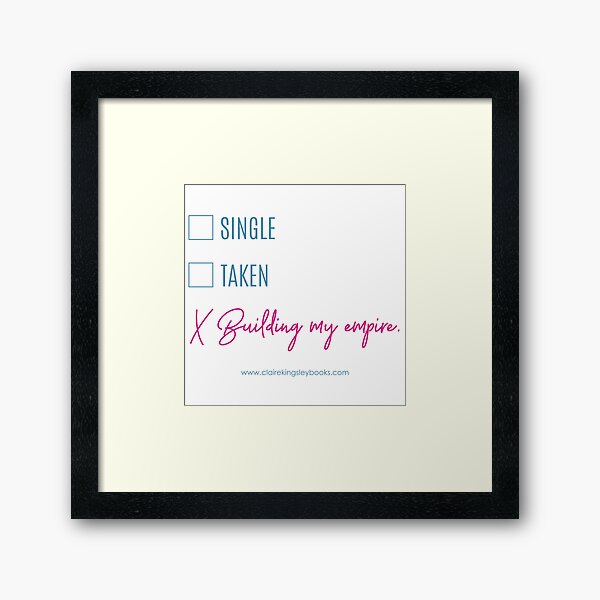 Building My Empire Framed Art Print