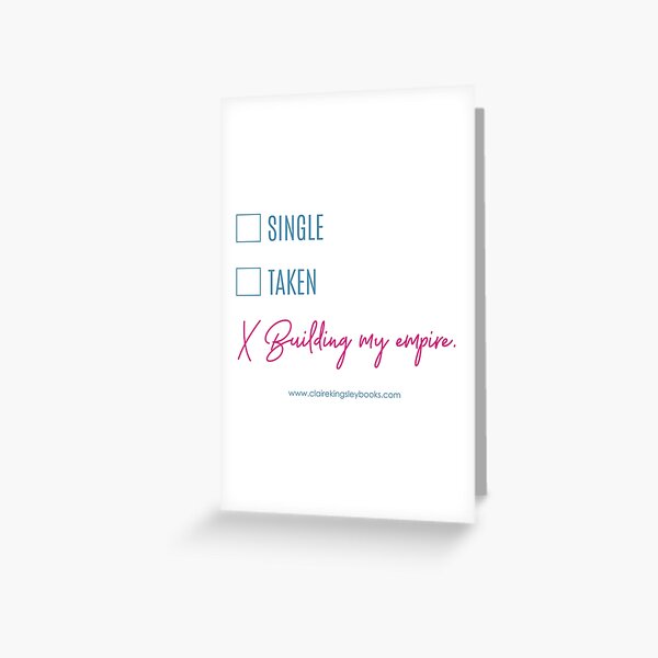 Building My Empire Greeting Card