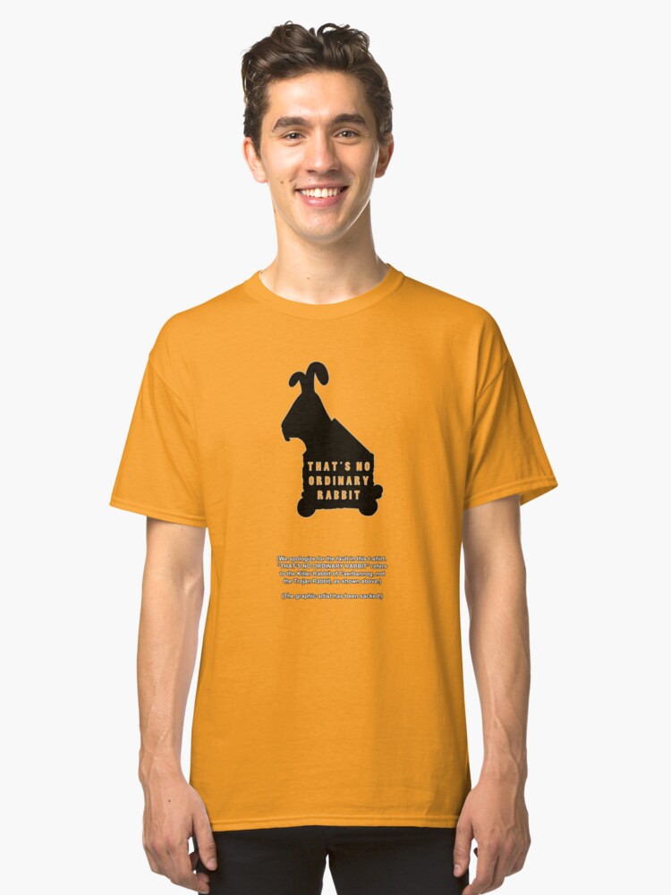 Alternate view of THAT'S NO ORDINARY RABBIT Classic T-Shirt