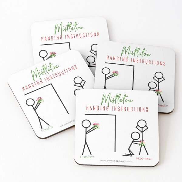 Seasons Greetings Coasters (Set of 4)