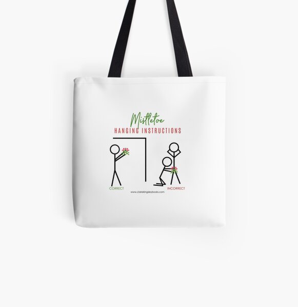 Seasons Greetings All Over Print Tote Bag