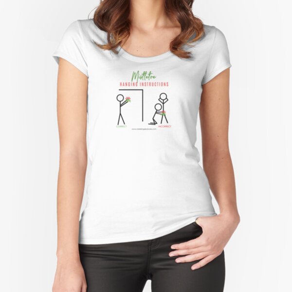 Seasons Greetings Fitted Scoop T-Shirt