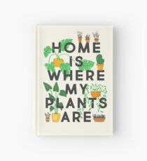 Home Is Where My Plants Are Hardcover Journal