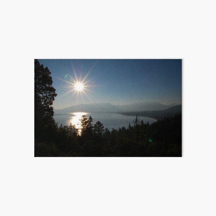 Sunrise at Lake Tahoe Art Board Print