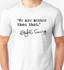 We are better than that - Elijah Cummings (black) Slim Fit T-Shirt