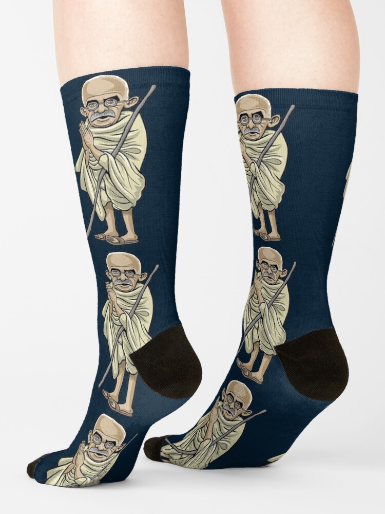 Alternate view of Mahatma Gandhi (1869-1948) Socks