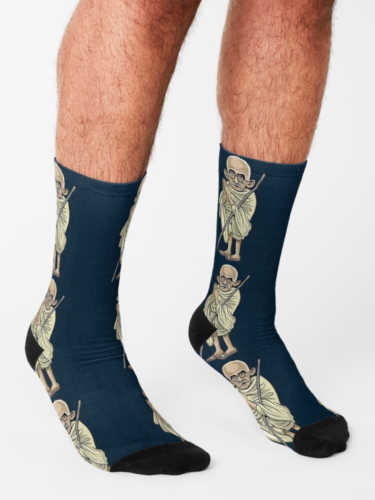 Alternate view of Mahatma Gandhi (1869-1948) Socks