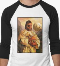 Venom Jesus Snake - parody Men's Baseball ¾ T-Shirt