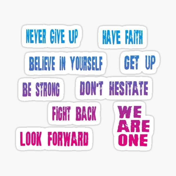 Motivational Quotes Sticker Pack Sticker